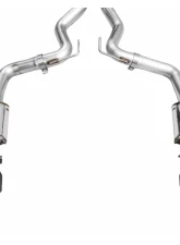 AWE Tuning SwitchPath Exhaust Quad Diamond Black Tips Ford Mustang Mach 1 2021-2023                                     - 3025-43551 - Image 2