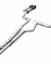 AWE Tuning SwitchPath Exhaust Quad Diamond Black Tips Ford Mustang Mach 1 2021-2023                                     - 3025-43551 - Image 3