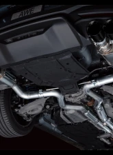 AWE Tuning SwitchPath Exhaust | 4" Quad Diamond Black Tips Ford Mustang GT Premium 2024-2024                                     - 3025-43650 - Image 3