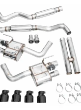 AWE Tuning SwitchPath Exhaust | 4" Quad Diamond Black Tips Ford Mustang GT Premium 2024-2024                                     - 3025-43650 - Image 14