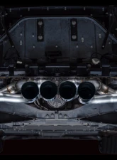 AWE Tuning SwitchPath Exhaust | 3" Diameter | 4.5" Quad Diamond Black Tips Chevrolet Corvette Z06 2023-2025                                     - 3025-43906 - Image 2