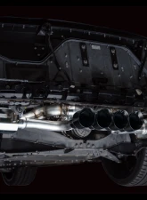 AWE Tuning SwitchPath Exhaust | 3" Diameter | 4.5" Quad Diamond Black Tips Chevrolet Corvette Z06 2023-2025                                     - 3025-43906 - Image 3