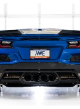 AWE Tuning SwitchPath Exhaust | 3" Diameter | 4.5" Quad Diamond Black Tips Chevrolet Corvette Z06 2023-2025                                     - 3025-43906 - Image 14