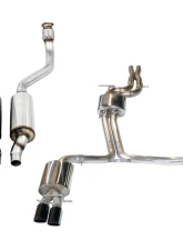 AWE Tuning Touring Edition Exhaust | Resonated Downpipes | 2.5" Diameter | 3.54" Quad Diamond Black Tips Audi S5 2010-2017                                     - 3415-43012 - Image 5