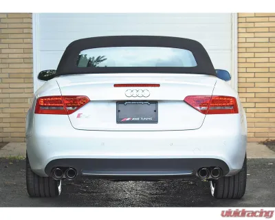 AWE Tuning Touring Edition Exhaust | Non-Resonated Downpipes | 2.5" Diameter | 3.54" Quad Diamond Black Tips Audi S5 2010-2017 - 3415-43040