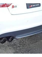 AWE Tuning Touring Edition Exhaust | Non-Resonated Downpipes | 2.5" Diameter | 3.54" Quad Diamond Black Tips Audi S5 2010-2017                                     - 3415-43040 - Image 3