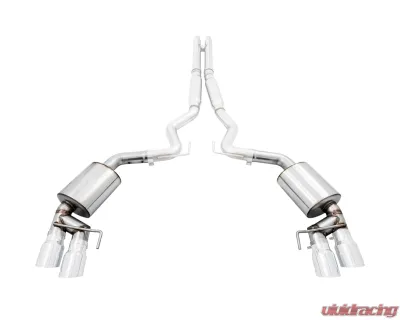 AWE Tuning Track-to-Touring Conversion | 3" Diameter Ford Mustang GT 2018-2023|Ford Mustang Bullitt 2019-2020 - 3815-41001