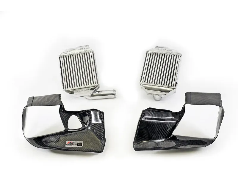 AWE Tuning Performance Intercooler Kit w/Carbon Fiber Shrouds - 4510-11040