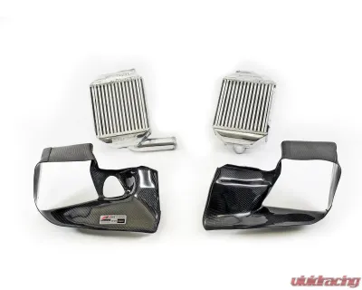 AWE Tuning Performance Intercooler Kit w/Carbon Fiber Shrouds Audi S4 2000-2002|Audi A6 Quattro 2000-2004 - 4510-11040