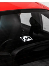 AWE Tuning Small Window Decal - White                                     - 9710-11010 - Image 3