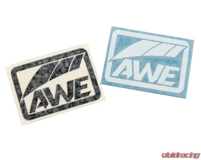 AWE Tuning Small Window Decal - Black - 9710-11014