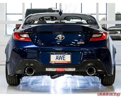AWE Tuning Touring Edition Exhaust | 3" Diameter | 5" Dual Chrome Silver Tips Subaru BRZ|Toyota 86|GR86|Scion FR-S 2013-2020 - 3015-32486