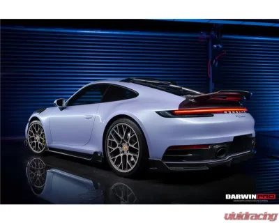 DarwinPro BKSS Style Side Skirts Porsche 911 992 Carrera/Targa/S 2019-2021 - CF9327BKSS-SS