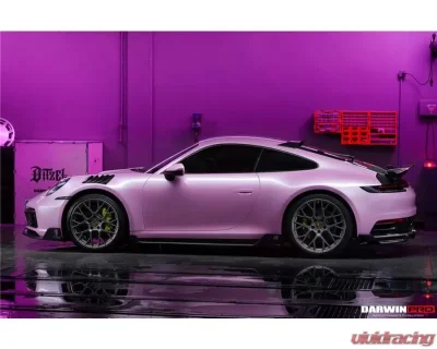 DarwinPro BKSS Style Side Skirts Porsche 911 992 Carrera/Targa/S 2019-2021 - CF9327BKSS-SS