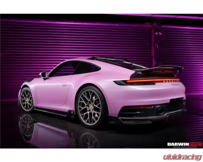 DarwinPro BKSS Style Side Skirts Porsche 911 992 Carrera/Targa/S 2019-2021 - CF9327BKSS-SS