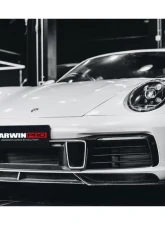DarwinPro BKSS Style Front Lip S/4/4S | Porsche 911 992 Carrera/Targa 2019-2021                                     - CF9327NBKSS-FL - Image 9
