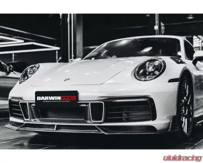 DarwinPro BKSS Style Front Lip S/4/4S | Porsche 911 992 Carrera/Targa 2019-2021 - CF9327NBKSS-FL