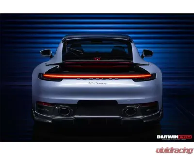 DarwinPro BKSS Style Rear Lip S/4/4S | Porsche 911 992 Carrera/Targa 2019-2021 - CF9327NSBKSS-RL