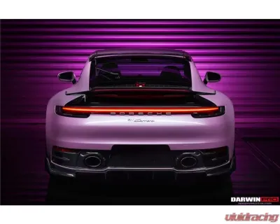 DarwinPro BKSS Style Rear Lip S/4/4S | Porsche 911 992 Carrera/Targa 2019-2021 - CF9327NSBKSS-RL
