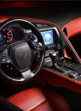 DarwinPro Dry Carbon Fiber Interior Outside Gears Panel Protective Cover Trim Chevrolet Corvette C7 Z06 | Grandsport 2013-2019                                     - CF8993OEM-INTR-13 - Image 8