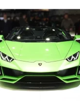 DarwinPro Unpainted Fiberglass with Carbon Fiber Front Bumper Lamborghini Huracan LP610 | LP580 | EVO EVO-4WD Style 2015-2022                                     - PCF5556EVO-FB - Image 7