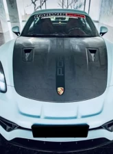 DarwinPro Autoclave Dry Carbon Fiber GT2RS Style Hood Porsche 718 Cayman | Boxster 2016-2023                                     - DRYCF9323GT2RS-H - Image 7