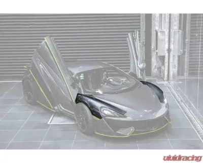 DarwinPro Autoclave Dry Carbon Fiber Front Fender McLaren 540C 570S 570GT 2015-2021 - DRYCF8004OE-FD