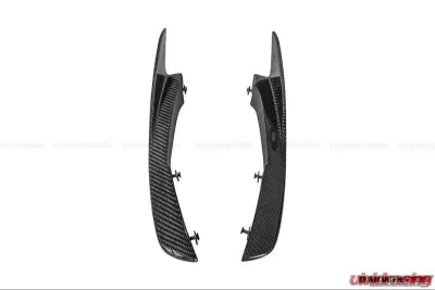 DarwinPro Se2 NWB Style Carbon Fiber Front Bumper Canards McLaren 720s 2017-2021 - CF8005BKSS-CRD