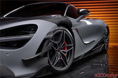 DarwinPro Se2 NWB Style Unpainted PCF Fender McLaren 720s 2017-2021 - PCFCF8005BKSS-FD