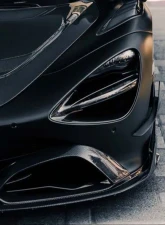 DarwinPro Se2 NWB Style Carbon Fiber Front Bumper Canards McLaren 720s 2017-2021                                     - CF8005BKSS-CRD - Image 12