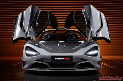DarwinPro Se2 NWB Style Unpainted PCF Fender McLaren 720s 2017-2021 - PCFCF8005BKSS-FD