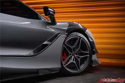 DarwinPro Se2 NWB Style Unpainted PCF Fender McLaren 720s 2017-2021 - PCFCF8005BKSS-FD