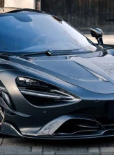DarwinPro Se2 NWB Style Carbon Fiber Front Bumper Canards McLaren 720s 2017-2021                                     - CF8005BKSS-CRD - Image 7