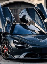 DarwinPro Se2 NWB Style Carbon Fiber Front Bumper Canards McLaren 720s 2017-2021                                     - CF8005BKSS-CRD - Image 9