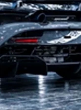 DarwinPro BKSS Style Carbon Fiber Rear Diffuser McLaren 720s 2017-2021                                     - CF8005BKSS-RD - Image 2