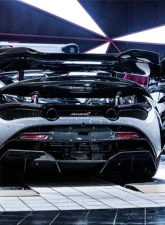 DarwinPro BKSS Style Carbon Fiber Rear Diffuser McLaren 720s 2017-2021                                     - CF8005BKSS-RD - Image 5
