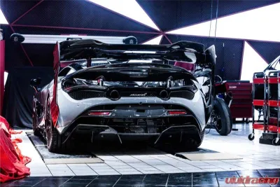 DarwinPro BKSS Style Carbon Fiber Rear Diffuser McLaren 720s 2017-2021 - CF8005BKSS-RD