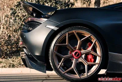 DarwinPro BKSS Style Carbon Fiber Rear Diffuser McLaren 720s 2017-2021 - CF8005BKSS-RD