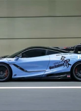 DarwinPro Se2 NWB Style Carbon Fiber Side Skirts McLaren 720s 2017-2021                                     - CF8005BKSS-SS - Image 9