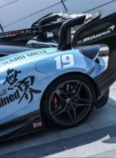 DarwinPro Se2 NWB Style Carbon Fiber Side Skirts McLaren 720s 2017-2021                                     - CF8005BKSS-SS - Image 10