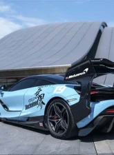 DarwinPro Se2 NWB Style Carbon Fiber Side Skirts McLaren 720s 2017-2021                                     - CF8005BKSS-SS - Image 11