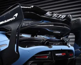 DarwinPro Se2 Style Carbon Fiber Trunk Wing w/Side Caps McLaren 720s 2017-2022