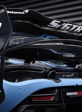DarwinPro Se2 Style Carbon Fiber Trunk Wing w/Side Caps McLaren 720s 2017-2022                                     - CF8005BKSSII-WCA - Image 19