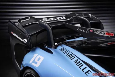 DarwinPro Se2 Style Carbon Fiber Trunk Wing w/Side Caps McLaren 720s 2017-2022 - CF8005BKSSII-WCA