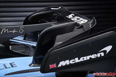 DarwinPro Se2 Style Carbon Fiber Trunk Wing w/Side Caps McLaren 720s 2017-2022 - CF8005BKSSII-WCA