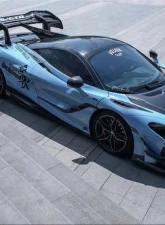 DarwinPro Se2 Style Carbon Fiber Trunk Wing w/Side Caps McLaren 720s 2017-2022                                     - CF8005BKSSII-WCA - Image 12