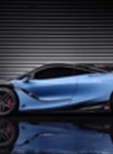 DarwinPro Se2 Style Carbon Fiber Trunk Wing w/Side Caps McLaren 720s 2017-2022                                     - CF8005BKSSII-WCA - Image 5