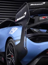 DarwinPro Se2 Style Carbon Fiber Trunk Wing w/Side Caps McLaren 720s 2017-2022                                     - CF8005BKSSII-WCA - Image 7