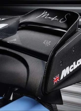 DarwinPro Se2 Style Carbon Fiber Trunk Wing w/Side Caps McLaren 720s 2017-2022                                     - CF8005BKSSII-WCA - Image 9