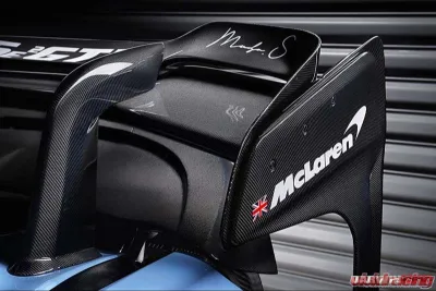 DarwinPro Se2 Style Carbon Fiber Trunk Wing w/Side Caps McLaren 720s 2017-2022 - CF8005BKSSII-WCA